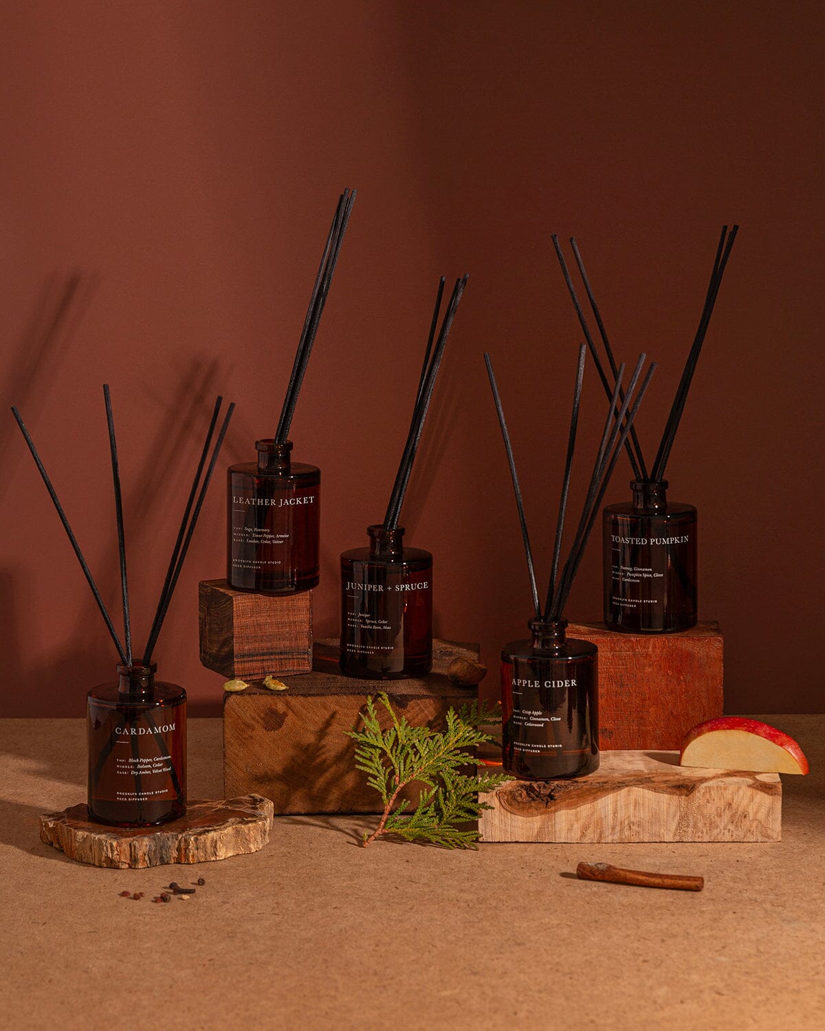 Cabin Collection Bundle - Set of 5 Reed Diffusers Brooklyn Candle Studio