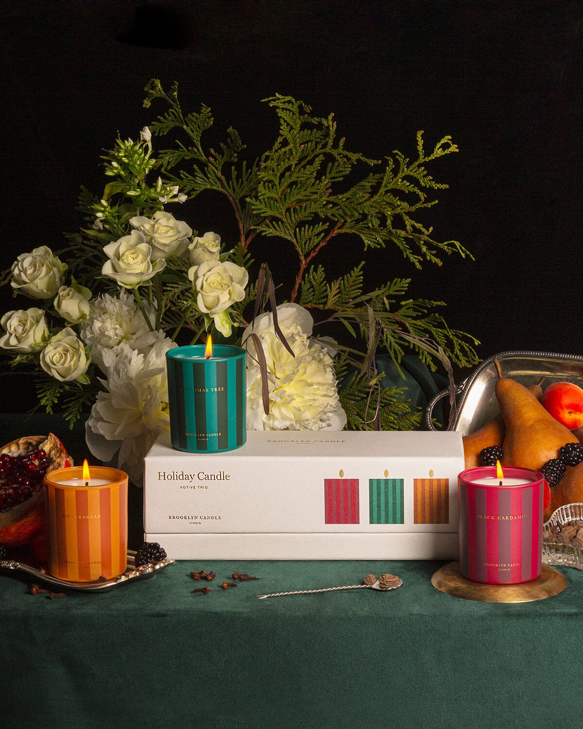 Holiday Ritual Candle Votive Trio Limited Edition Brooklyn Candle Studio