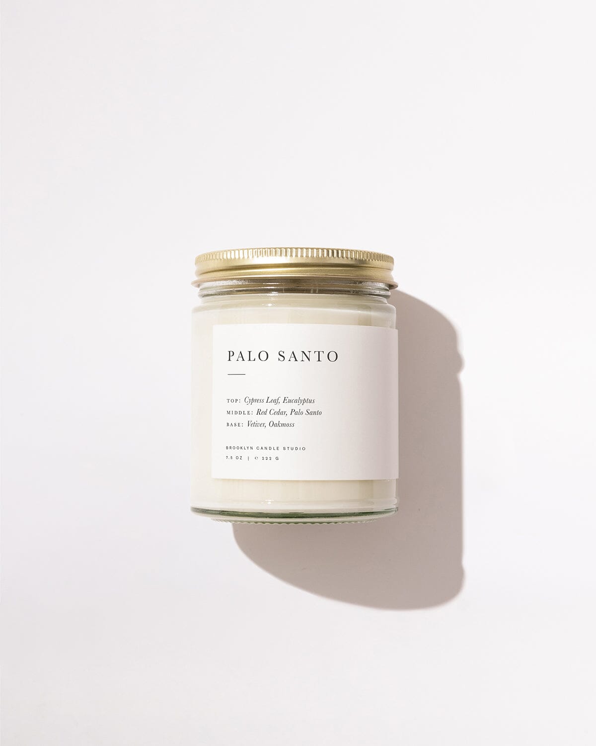Palo Santo Jar Candle Minimalist Brooklyn Candle Studio