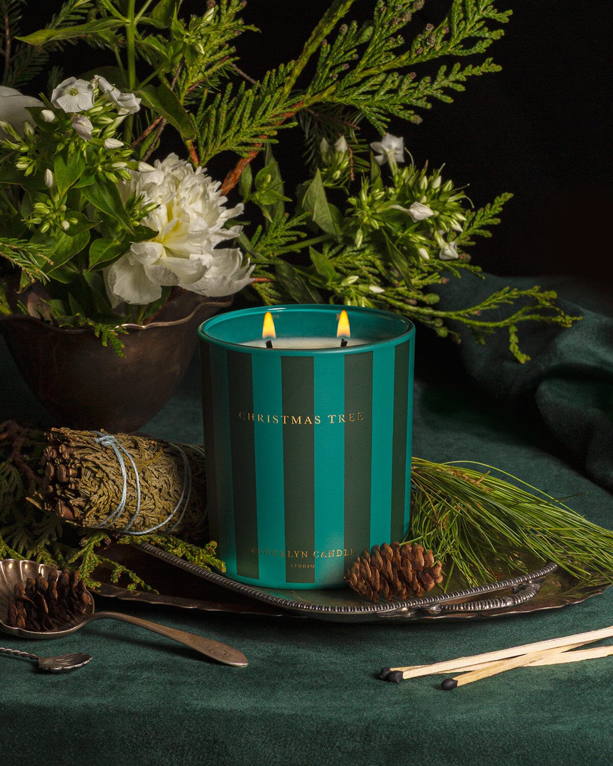 Christmas Tree Holiday Candle Limited Edition Brooklyn Candle Studio 