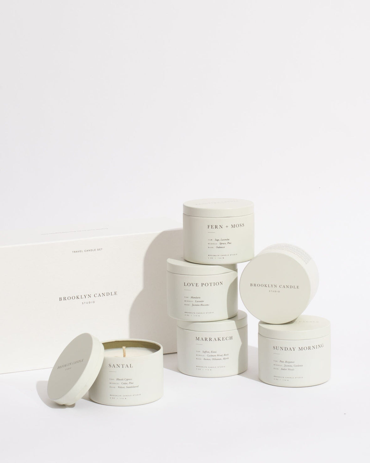 Discovery Set: Pick 6 Travel Candles ($120 Value) Gift Sets Brooklyn Candle Studio 