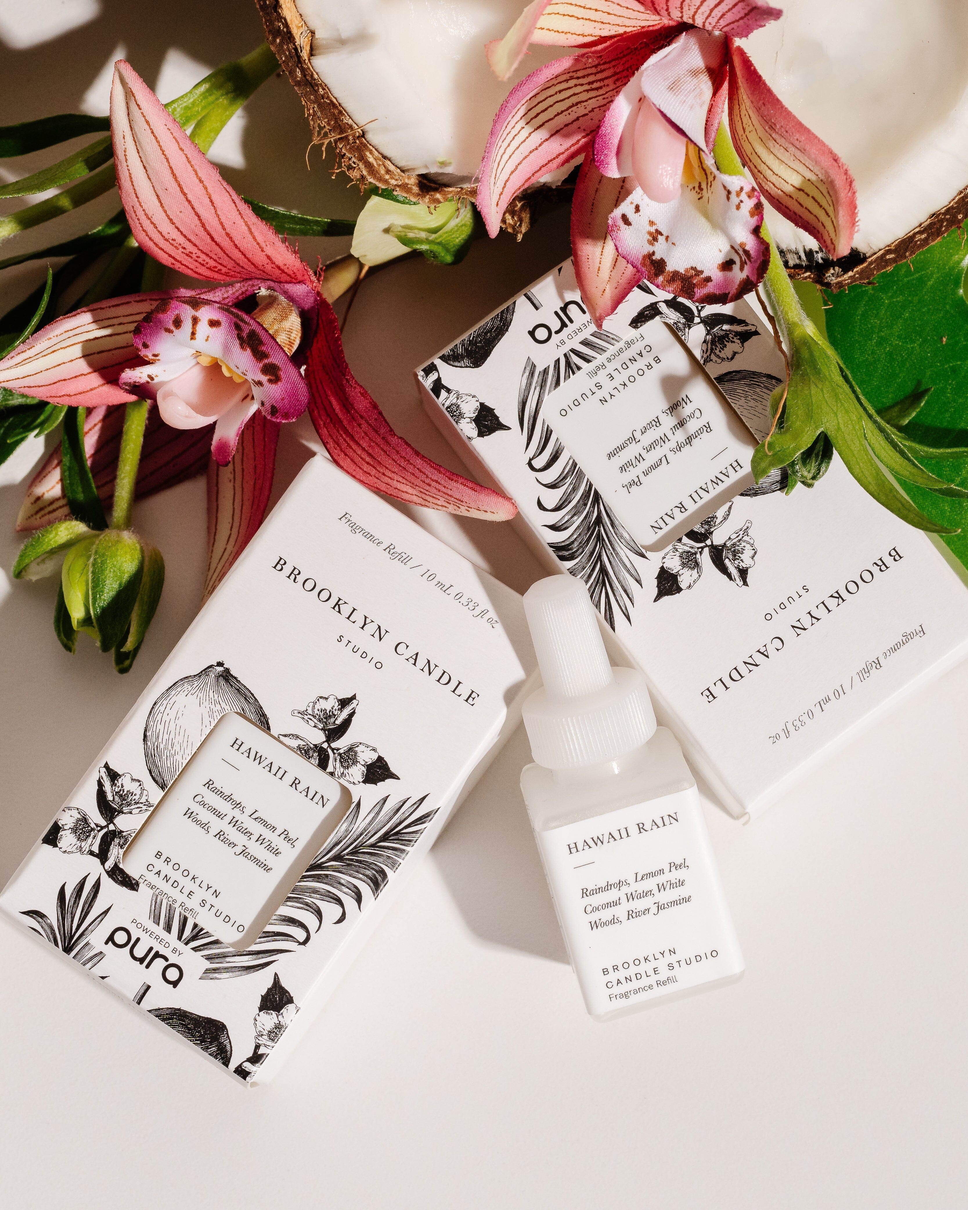 Hawaii Rain Refill for Pura Pura Brooklyn Candle Studio 